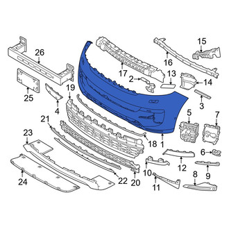 Land Rover OE - Front Bumper Cover