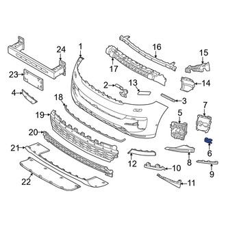 Land Rover OE - Left Grille Bracket