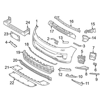 Land Rover OE - Front Bumper - Bumper & Components (SE)