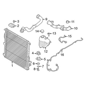 Land Rover OE - Cooling - Radiator & Components (Main), (Autobiography)