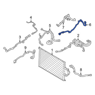 Land Rover OE - Drive Motor Battery Pack Coolant Hose