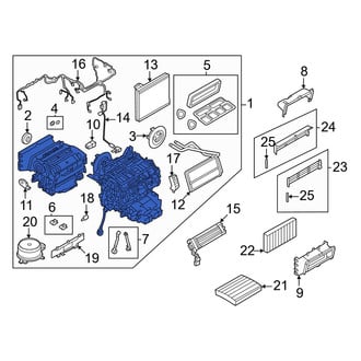 Land Rover OE - HVAC Unit Case Assembly
