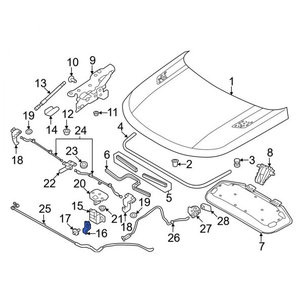 Hood Latch Cover