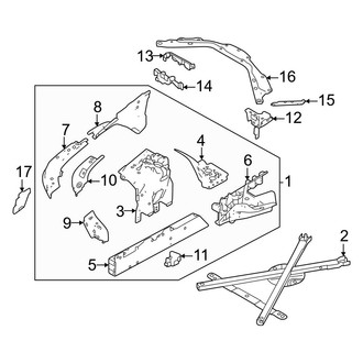 Land Rover OE - Fender - Structural Components & Rails