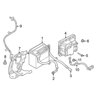 Land Rover OE - Electrical - Battery (Conventional, Secondary Battery), (PLUG-IN HYBRID EV-GAS (PHEV))
