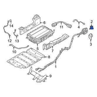 Land Rover OE - Drive Motor Battery Pack Charging Port Assembly Bracket