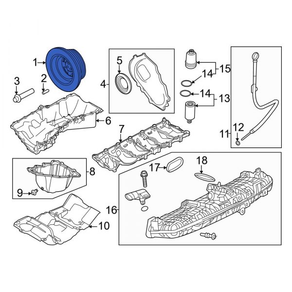 Engine Crankshaft Pulley