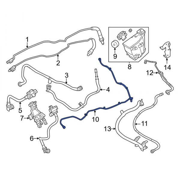 Evaporative Emissions System Lines