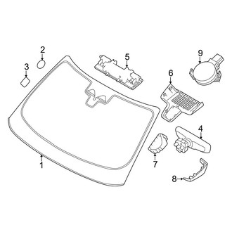 Land Rover OE - Windshield - Glass