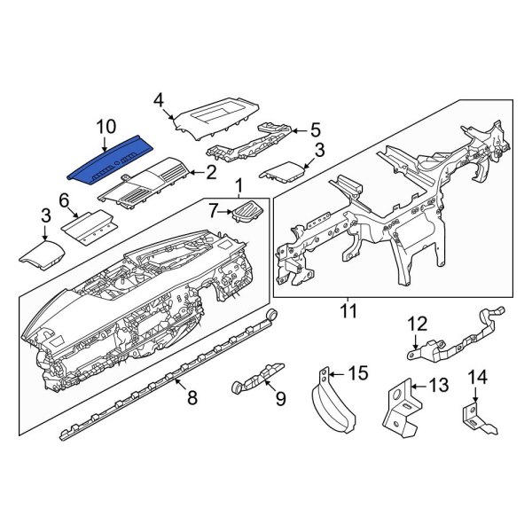 Dashboard Air Vent Trim