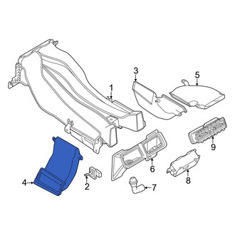 Land Rover OE - Center Front Instrument Panel Air Duct