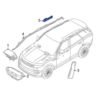 Land Rover OE - Left Curtain Air Bag