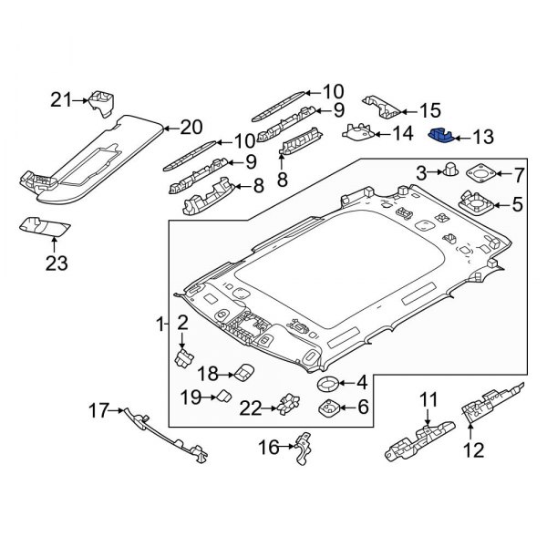 Liftgate Hinge Cover