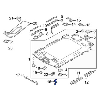 Land Rover OE - Right Headliner Bracket
