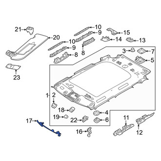 Land Rover OE - Headliner Seal
