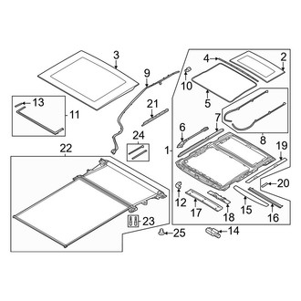 Land Rover OE - Roof - Sunroof (With Panoramic)