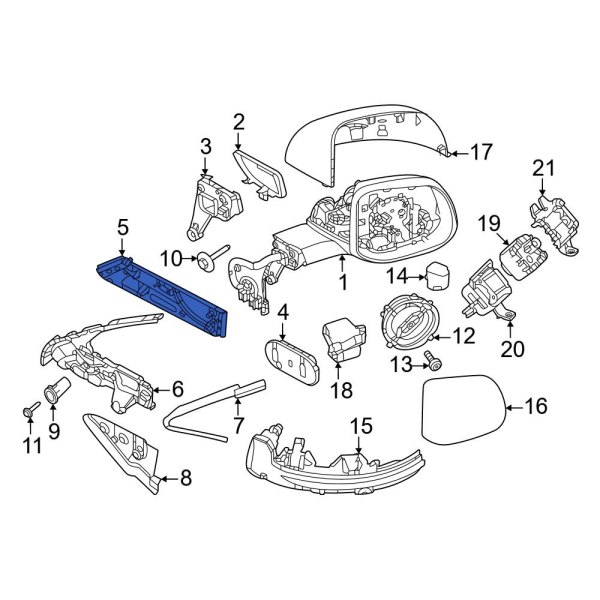 Door Mirror Trim Ring