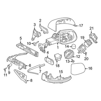 Land Rover OE - Front Door - Outside Mirrors