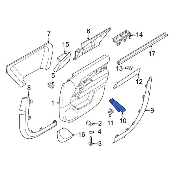 Door Panel Handle Cover