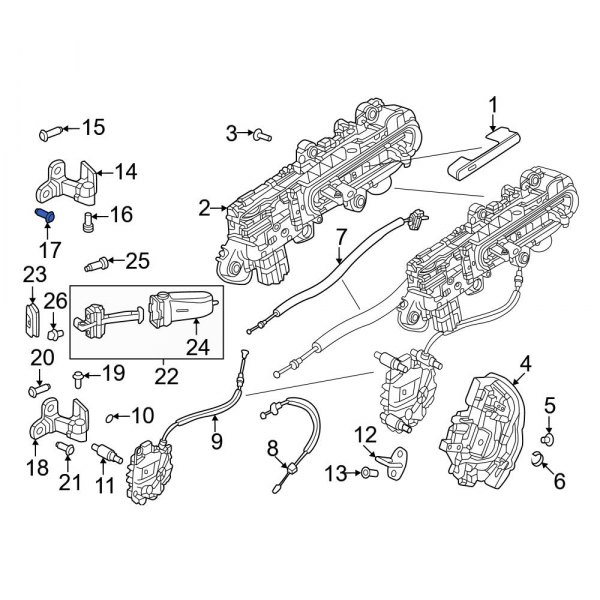 Door Hinge Bolt