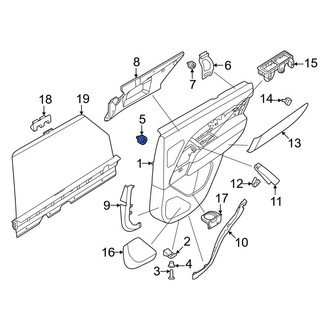 Land Rover OE - Door Interior Trim Panel Retainer