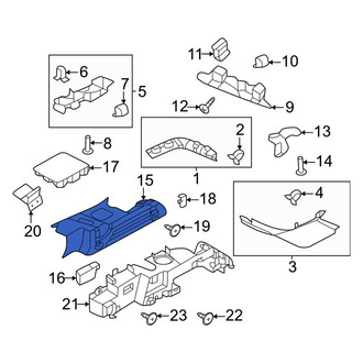 Land Rover OE - Rear Left Upper Interior Quarter Panel Trim Panel