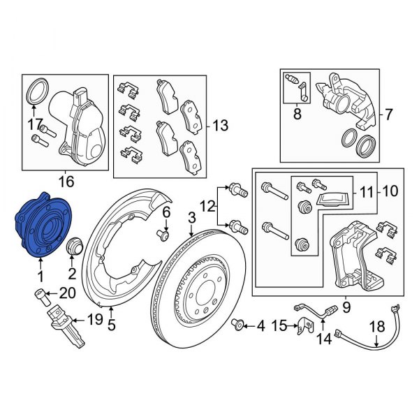 Wheel Bearing and Hub Assembly