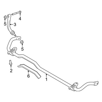 Land Rover OE - Rear Suspension - Stabilizer Bar & Components (W/O Active Roll Control), (Autobiography / First Edition / SE / SE Dynamic)
