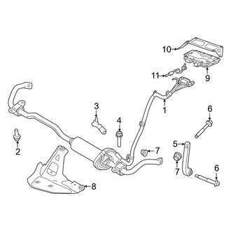 Land Rover OE - Rear Suspension - Stabilizer Bar & Components (With Active Roll Control), (Autobiography / First Edition / SE / SE Dynamic)