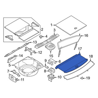 Land Rover OE - Rear Cargo Cover