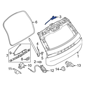 Land Rover OE - Rear Right Liftgate Hinge