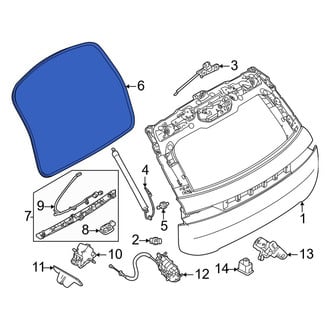 Land Rover OE - Rear Inner Hatch Seal