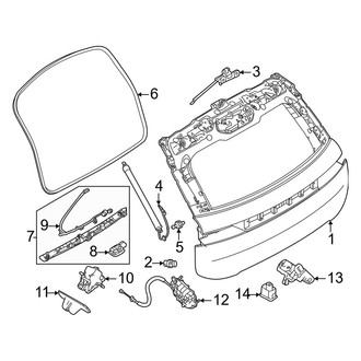 Land Rover OE - Lift Gate - Gate & Hardware