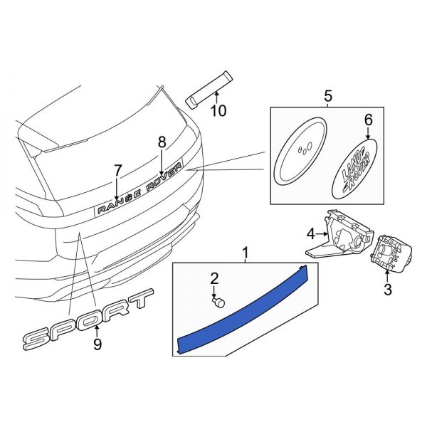 Liftgate Finish Panel