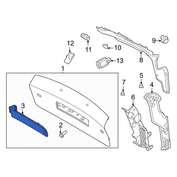 Liftgate Trim Cover