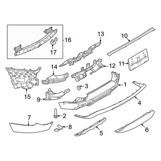 Land Rover OE - Rear Bumper - Bumper & Components (Autobiography / First Edition / SE Dynamic)