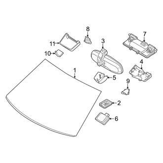 Land Rover OE - Windshield Glass (HSE Dynamic / SE Dynamic 2 Doors)