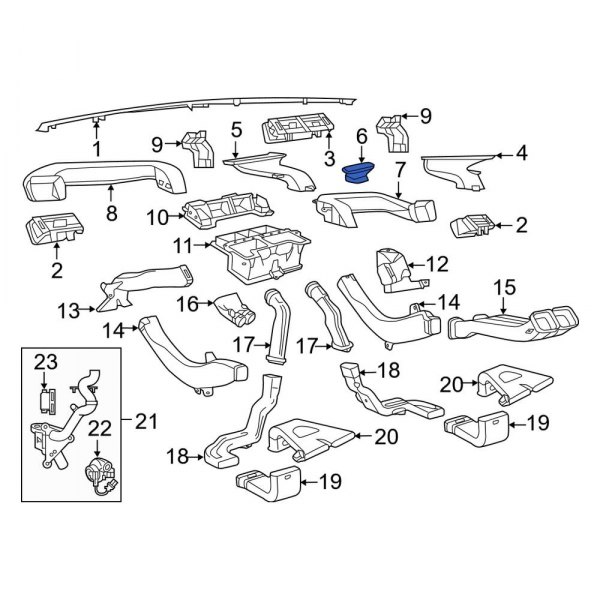 Instrument Panel Air Duct