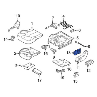 Land Rover OE - Front Left Power Seat Switch