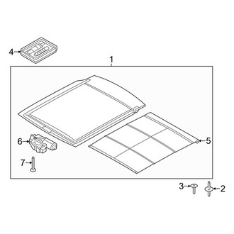 Land Rover OE - Roof - Sunroof (With Panoramic), (Dynamic / Pure)