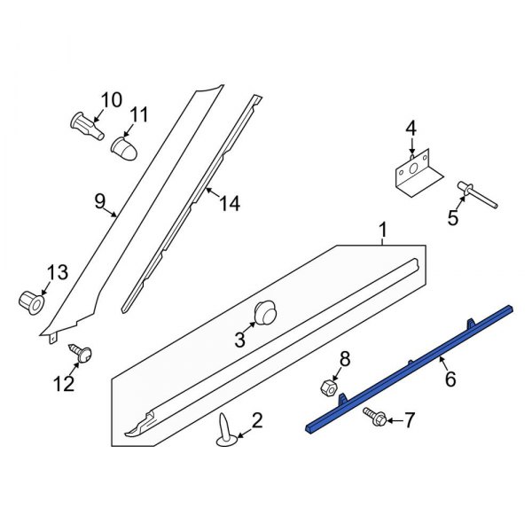 Rocker Panel Molding Reinforcement