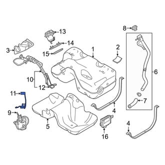 Land Rover OE - Right Fuel Sender and Hanger Assembly