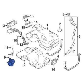 Land Rover OE - Right Fuel Pump and Sender Assembly