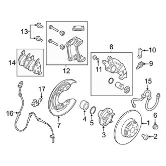 Land Rover OE - Rear Suspension - Brake Components