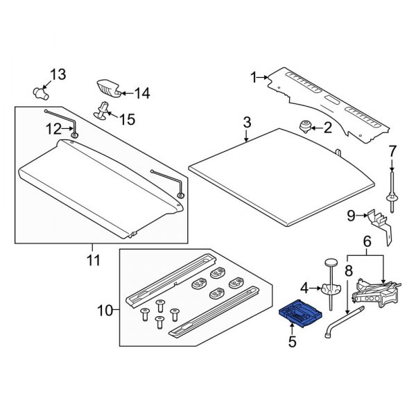 Trunk Floor Storage Box