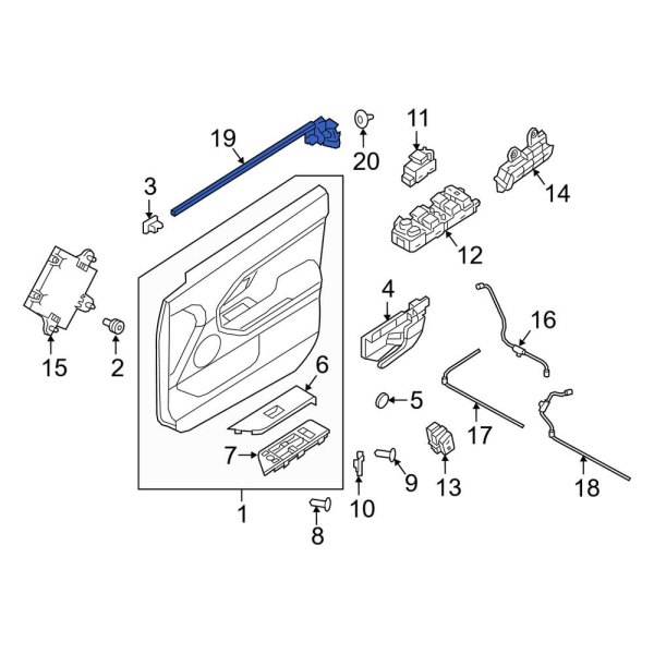 Door Window Belt Weatherstrip