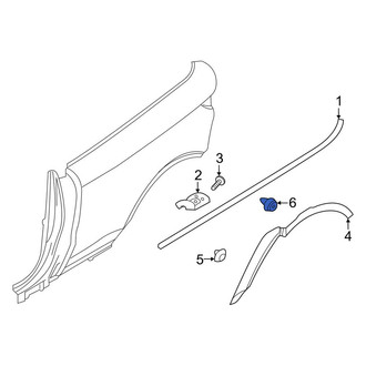 Land Rover OE - Wheel Arch Molding Clip