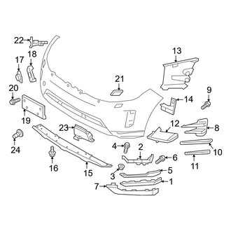 Land Rover OE - Front Bumper - Bumper & Components (Bumper Cover Trim), (First Edition / R-Dynamic HSE / R-Dynamic S / R-Dynamic SE)