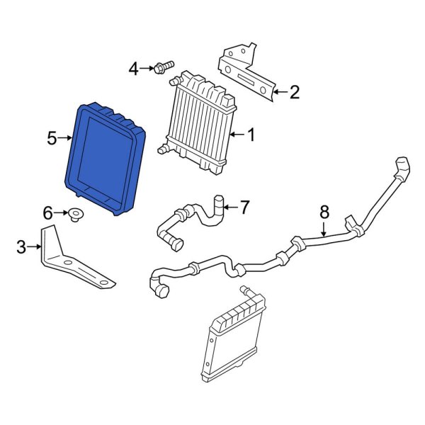 Radiator Support Air Deflector