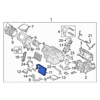 Land Rover Range Rover Evoque OEM A/C & Heating Parts | Systems ...